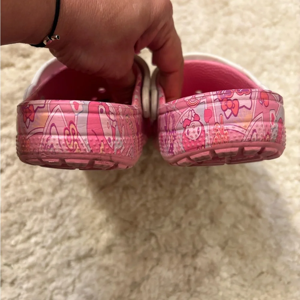 Crocs Hello Kitty and Friends Classic Pink Clogs CROCS Youth Girl Size 3